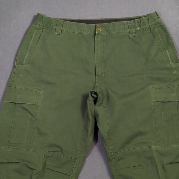 Vertx Pants Men's 38x30 Fits 35x29 Green Ripstop Cargo Outdoor Hiking Camp Flaws - Picture 8 of 16